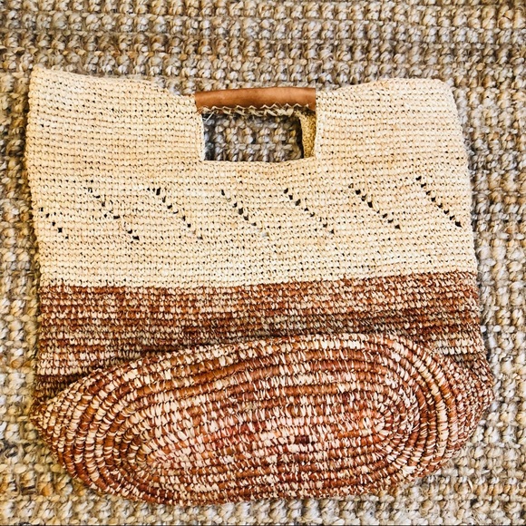 Able Handbags - Women’s large handmade raffia tote